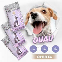 Pack GUAU 3 x 4 kg pienso para perros KA Sensitive by feral