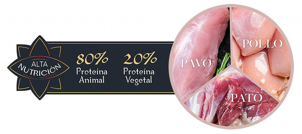 Piensos con carne real de calidad