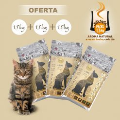 Pack Ahorro 3 x 1,5 kg pienso KA Excellence sin cereal bajo en grasas para gatos