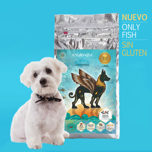 Pienso KA Ayurveda Only Fish Sin Gluten para perros