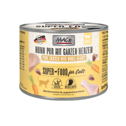 MAC's Gato Pollo con Corazones de Ave de corral Enteros 400gr