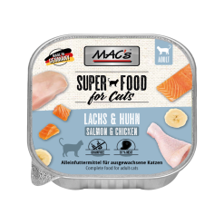 MAC's Gato Tarrina Pollo y Salmón Pack 16 x 100gr